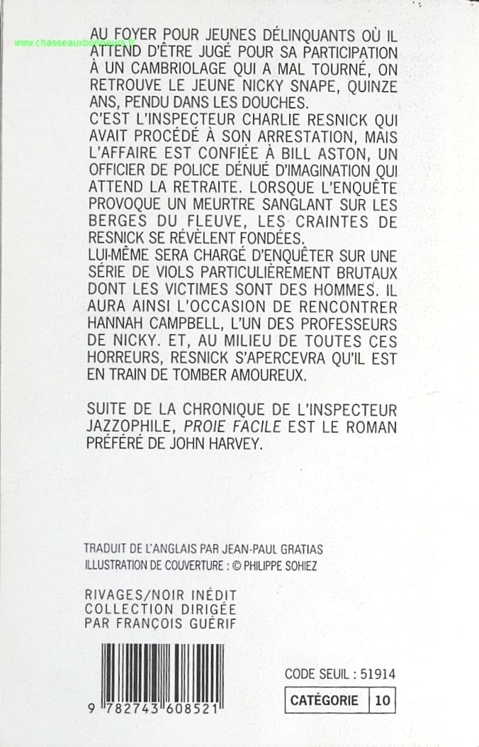 Proie Facile - John Harvey - livre