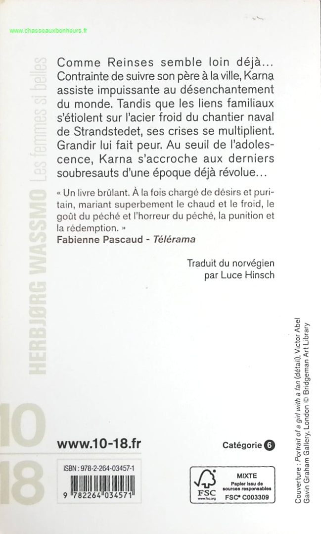 L'héritage De Karna Tome 3 - Les Femmes Si Belles - Herbjorg Wassmo - livre