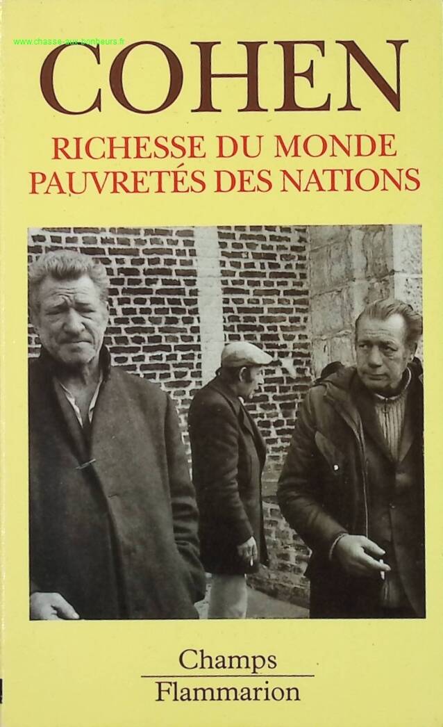 Wealth of the World, Poverty of Nations - Daniel Cohen - book