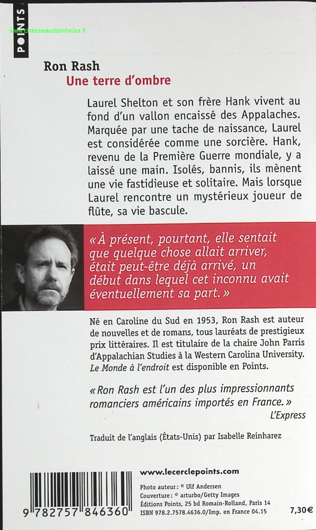 Une terre d'ombre - Ron Rash - livre