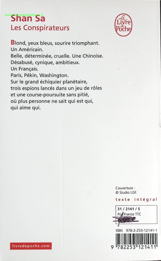 Les Conspirateurs - Shan Sa - livre