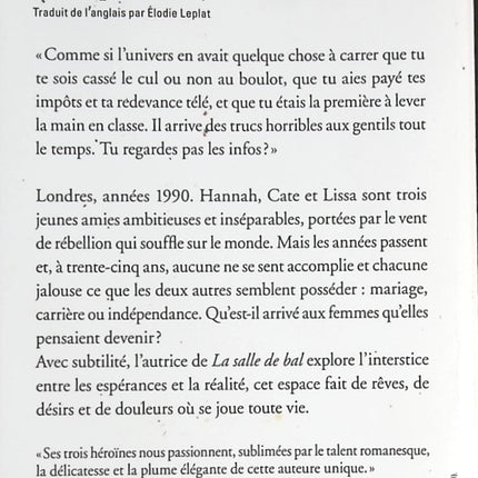 Nos espérances - Anna Hope - livre