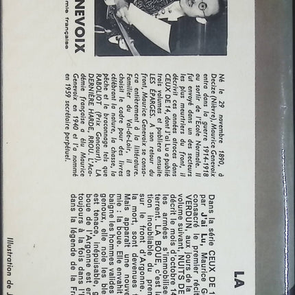 Ceux de 14 - tome 3 - La Boue - Maurice Genevoix - Livre