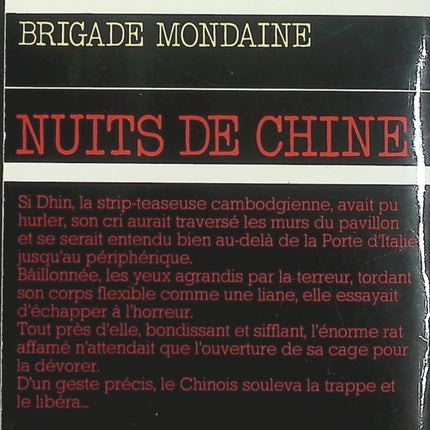 Nuits de Chine – Michel Brice – Brigade Mondaine n°65 – Roman policier d'occasion - Livre