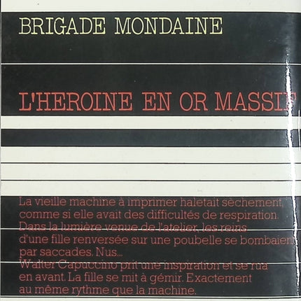 L'héroïne en or massif – Michel Brice – Brigade Mondaine n°6 – Roman policier d'occasion - Livre