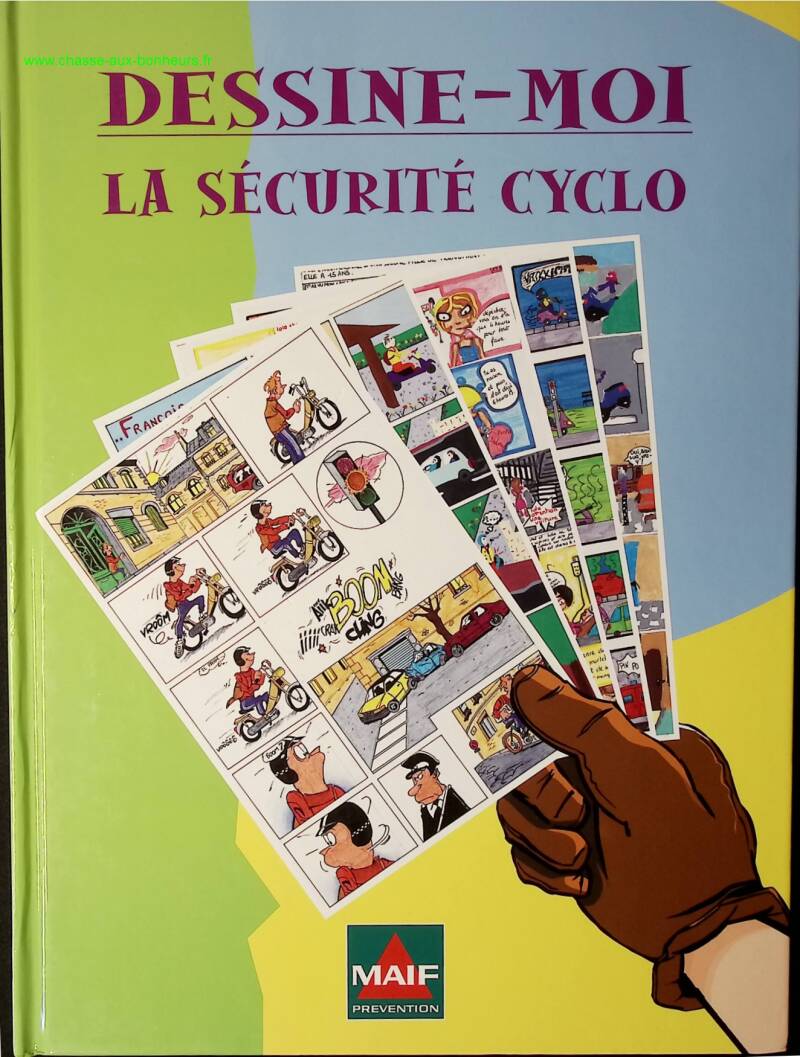 Dessine-moi la sécurité cyclo - Maif prévention - livre BD