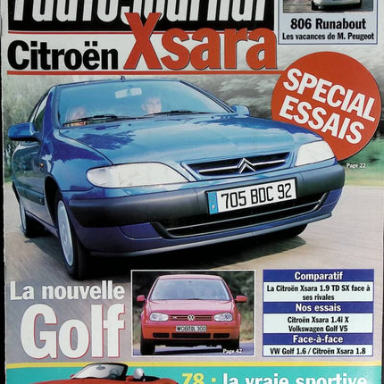 Citroën Xsara - L'auto Journal - Nr. 471 - 1997 - Zeitschriftenrezension - Auto