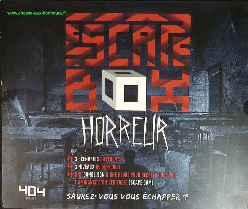 Escape Box Horror - board game