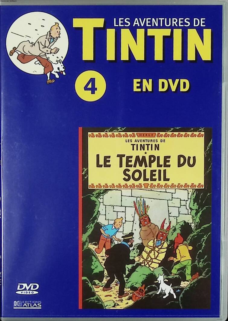 Tintin the Temple of the Sun - + booklet - DVD