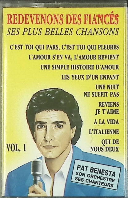 Redevenons des fiancés Frederic François - Pat Benesta son orchestre - cassette audio k7