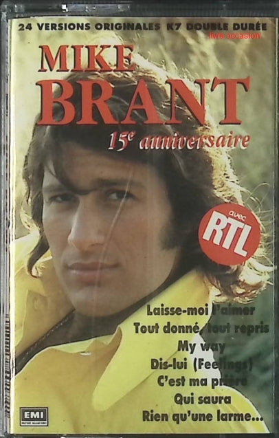 15e Anniversaire - Mike Brant - cassette audio k7