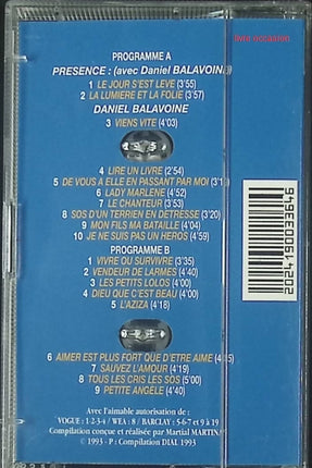 Anthologie 1971 / 1985 - Daniel Balavoine - cassette audio k7