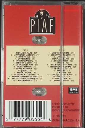 25e Anniversaire - Edith Piaf - cassette audio k7
