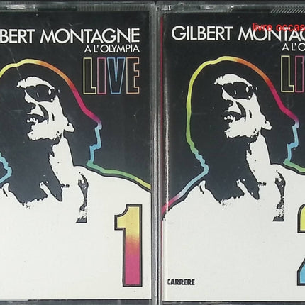 Live à Olympia - Gilbert Montagné - cassette audio k7