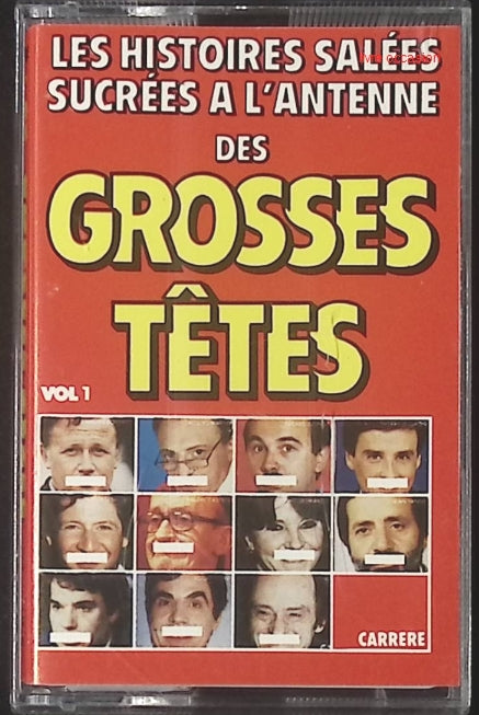 Les Histoires Salées Sucrées A L'Antenne volume 1 - Les Grosses Têtes - cassette audio k7