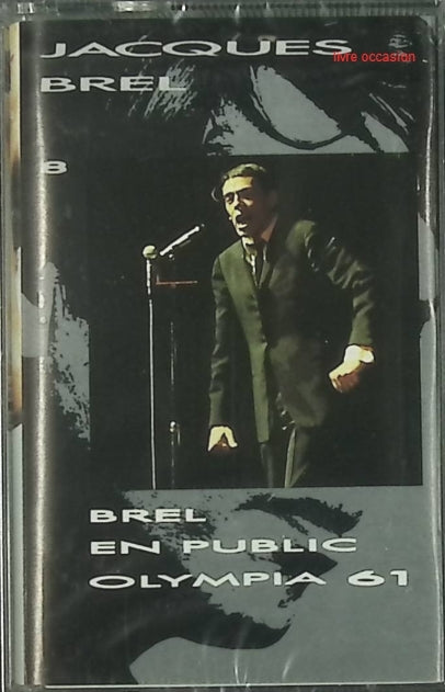 En Public Olympia 1961 - Jacques Brel - cassette audio k7