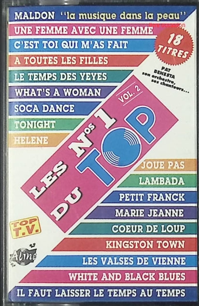 Les N° 1 du Top - Volume 2 - Artistes divers - cassette audio k7