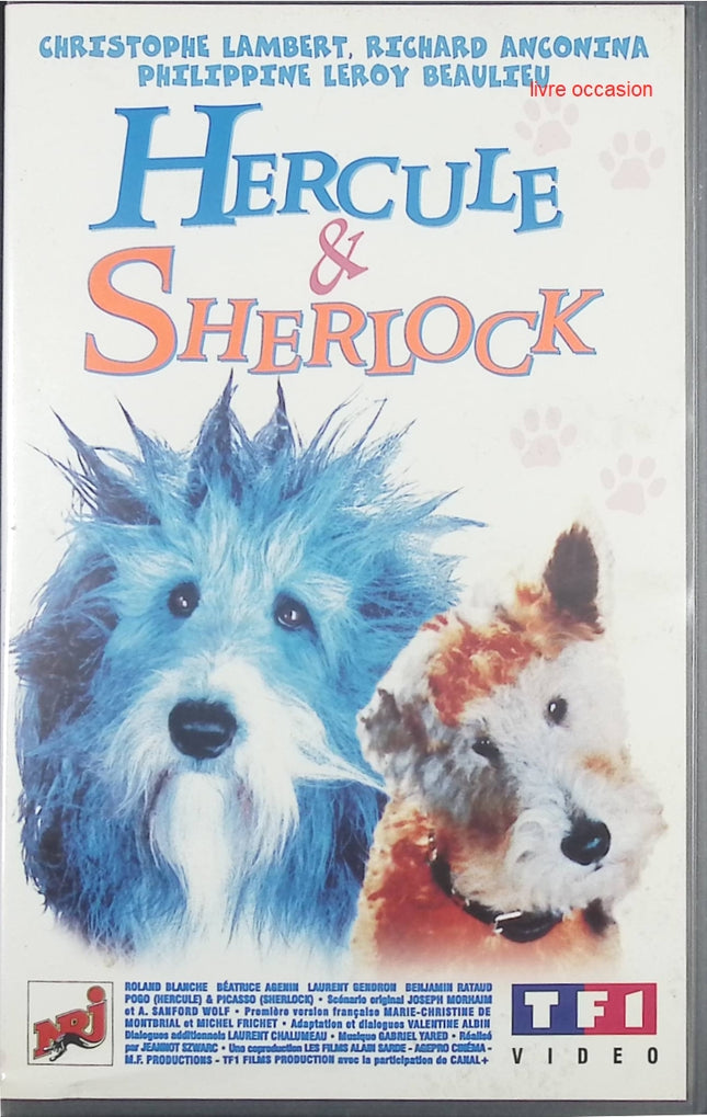 Hercule et sherlock - Christophe Lambert, Richard Anconina - cassette vidéo vhs K7