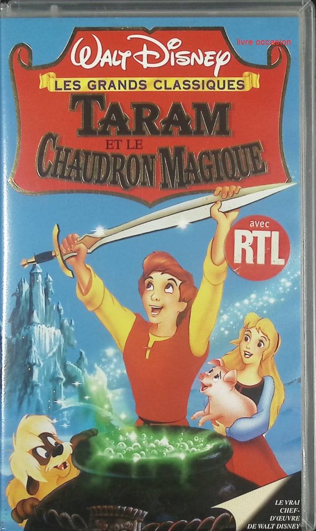 Taram et le Chaudron Magique - Disney - cassette vidéo vhs K7
