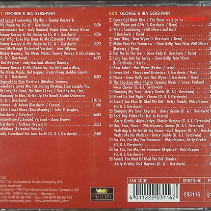 George & Ira Gershwin - The Sound Of The Movies - Artistes divers - CD