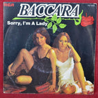 Sorry I'm a Lady Baccarat - 45 rpm vinyl record