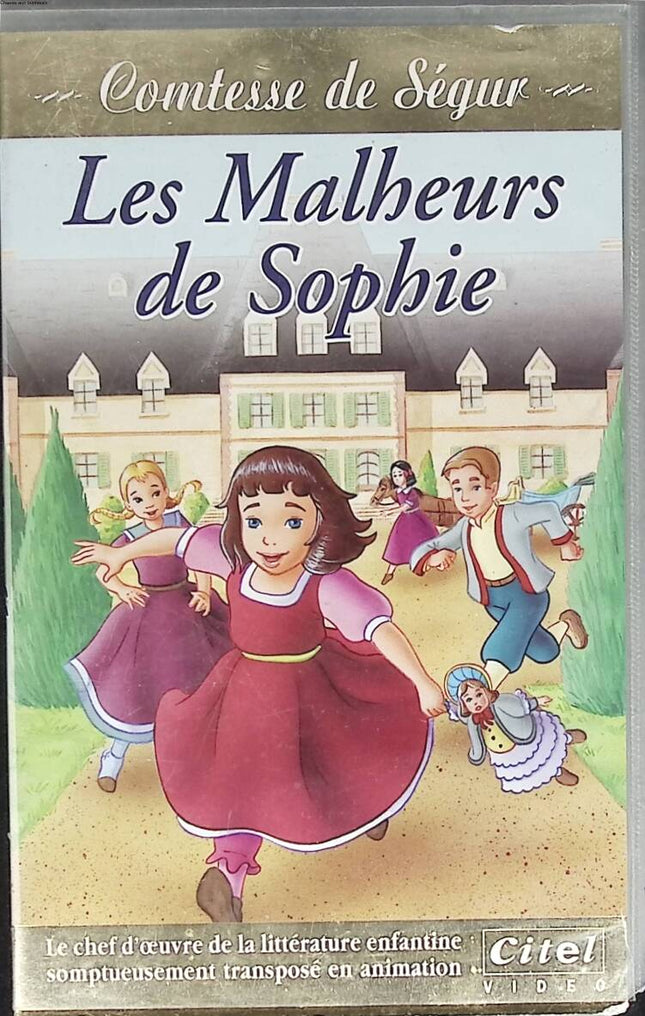 Sophie's Misfortunes - VHS video cassette K7