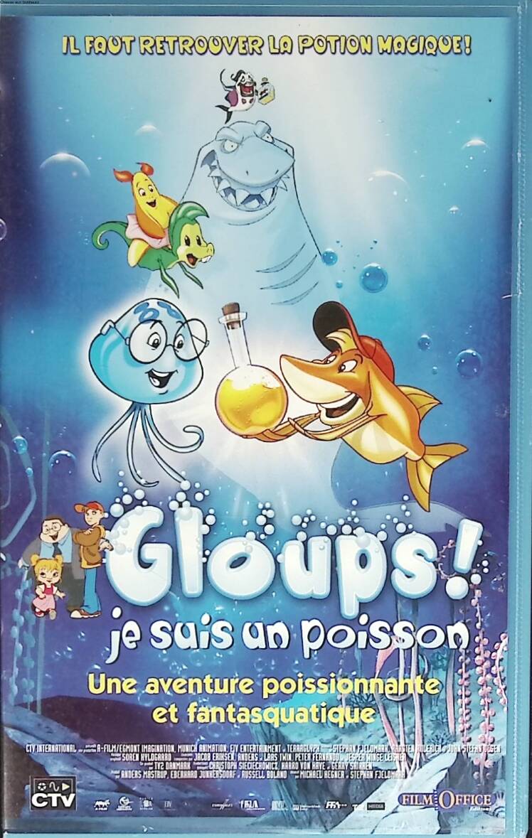 Gloups ! Je suis un poisson - cassette vidéo vhs K7