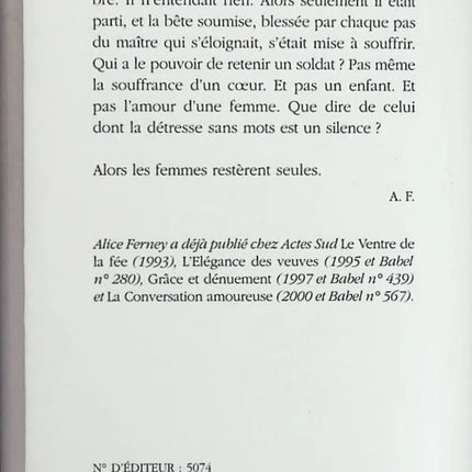 Im Krieg - Alice Ferney - Buch