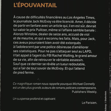 L'Epouvantail - Michael Connelly - livre