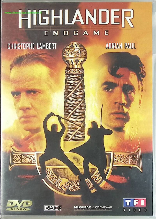Highlander : endgame - Christophe Lambert, Adrian Paul - DVD fantastique