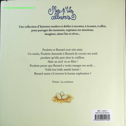 Renard et les trois oeufs - Catherine Parmentier Blancard - livre