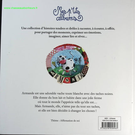 Armande la vache qui n'aimait pas ses taches - Elodie Richard - livre