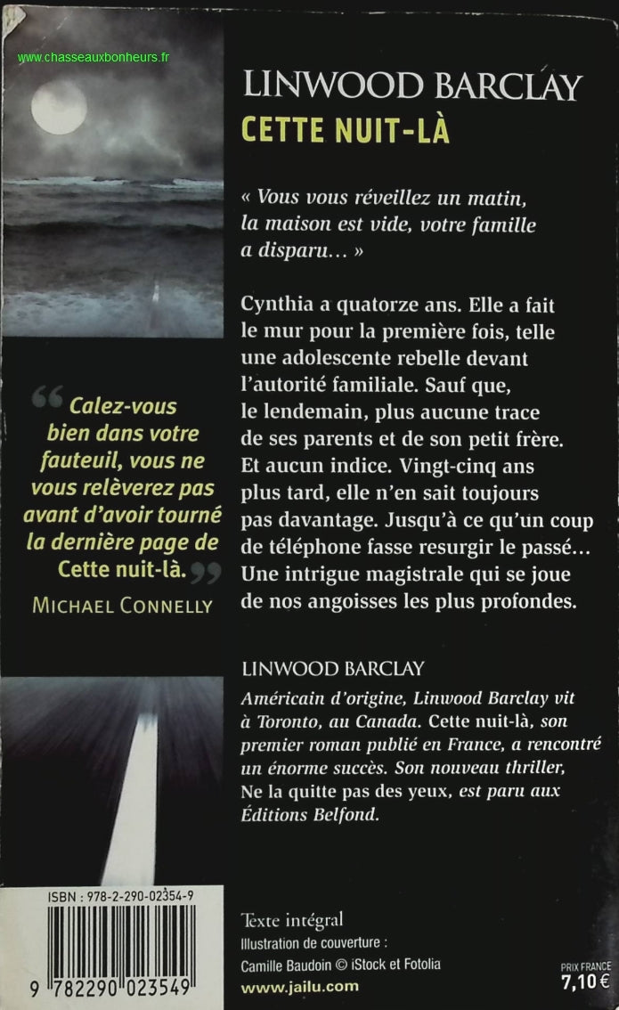 Cette nuit-là - Linwood Barclay - 2015 - livre