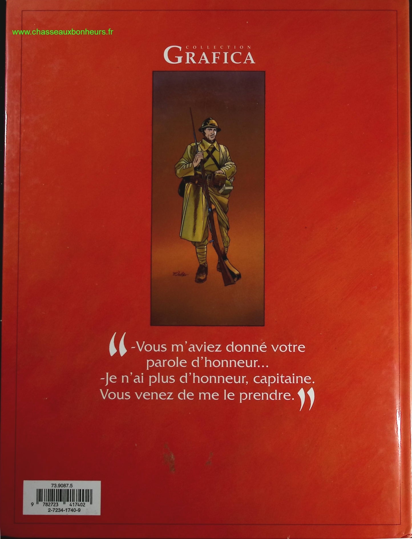 Les Maîtres De L'orge Tome 3 - Adrien, 1917 - Jean Van Hamme, Francis Vallès - livre BD
