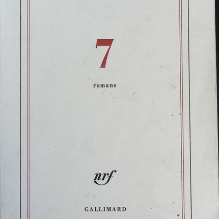 7 - Romans - Tristan Garcia - livre