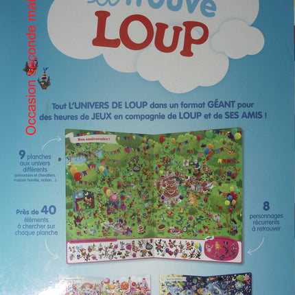 Cherche et trouve Loup – Orianne Lallemand & Éléonore Thuillier – Livre-jeu géant dès 3 ans - Livre