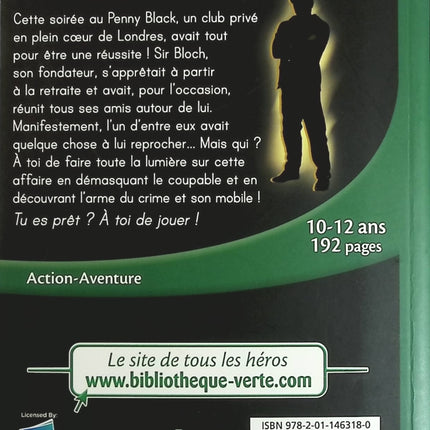 Bienvenue au club Monsieur Moutarde - Tome 11 - Cluedo - C'est toi le héros - Bibliothèque Verte - livre