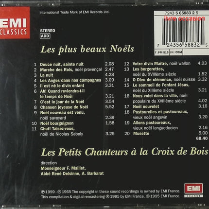 Les plus beaux Noëls – Les Petits Chanteurs à la Croix de Bois - Compact Discs - CD