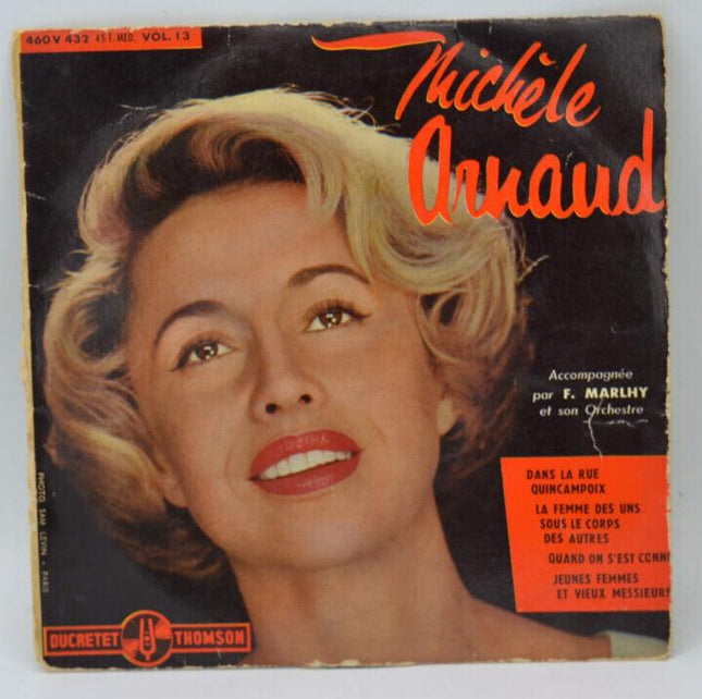 Michèle Arnaud - Dans la rue Quincampoix - vol 13 - disque vinyle 45 tours