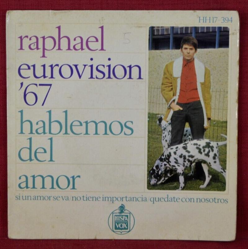 Hablemos del Amor Raphael Eurovision 67 – 45 U/min Vinyl-Schallplatte