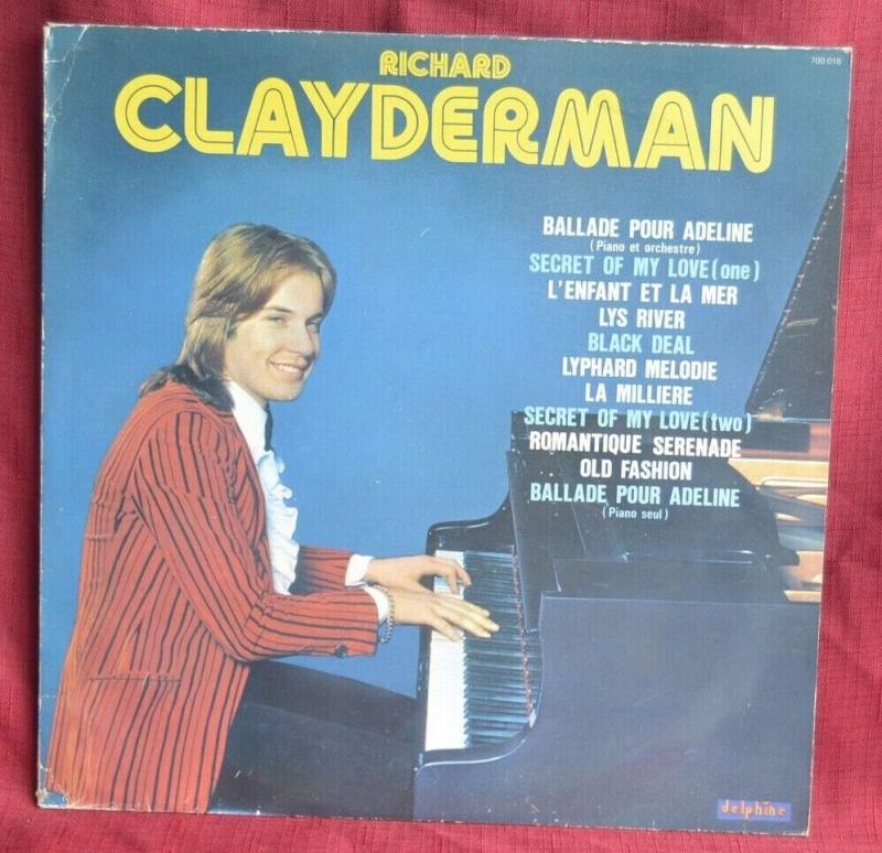 Richard Clayderman Ballad for Adeline - 33 rpm vinyl record