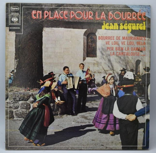 an Ort und Stelle für die Bourrée-Jean-Ségurel-Schallplatte mit 33 U/min