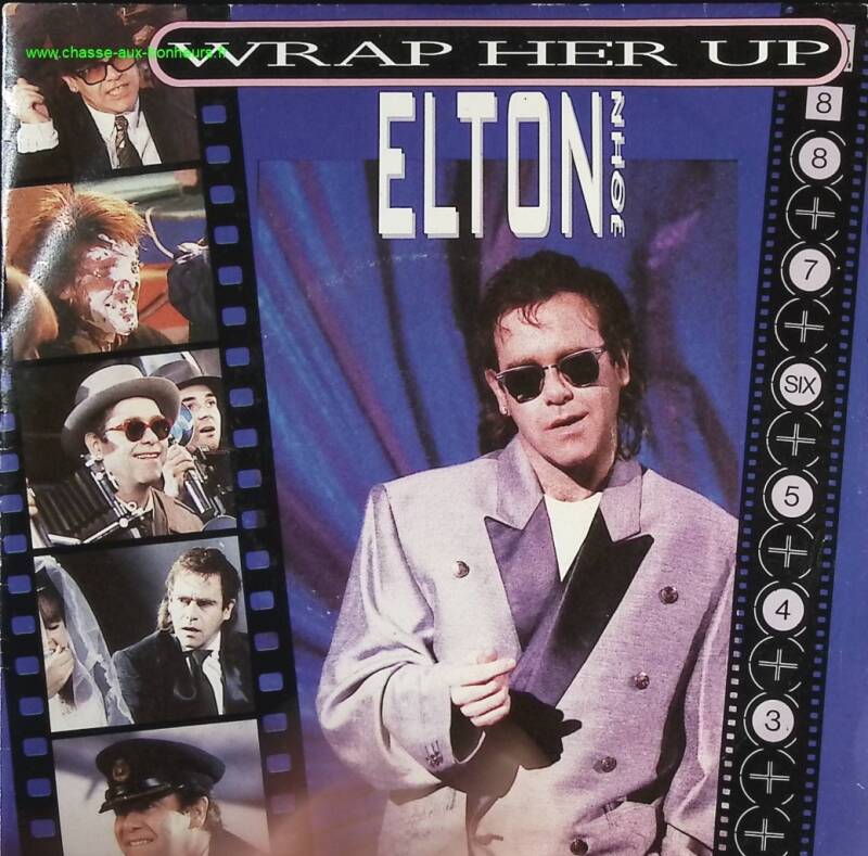 Wrap Her Up - Elton John - disque vinyle 45 tours
