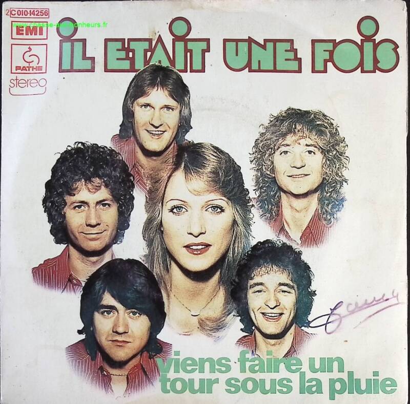 Viens faire un tour sous la pluie - Il était une fois - disque vinyle 45 tours