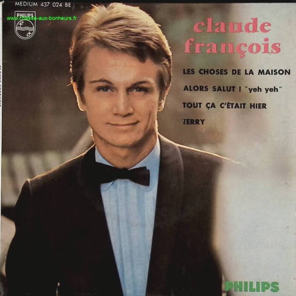 Les choses de la maison - Claude François - disque vinyle 45 tours