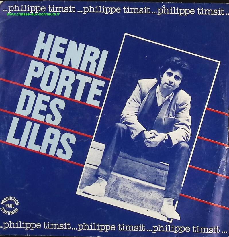 Henri wears lilacs - Philippe Timsit - 45 rpm vinyl record
