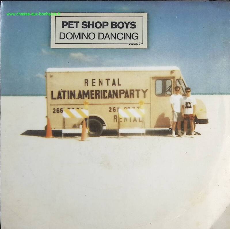 Domino Dancing - Pet Shop Boys - 45 rpm vinyl record
