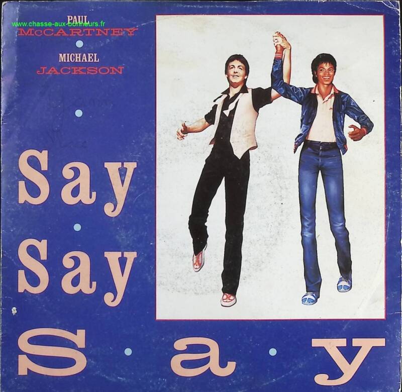 Say Say Say - Paul Mccartney Michael Jackson - disque vinyle 45 tours