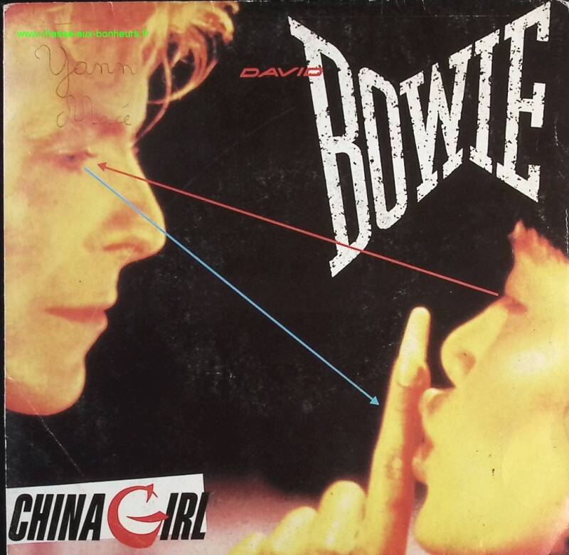 China Girl - David Bowie - 45 rpm vinyl record