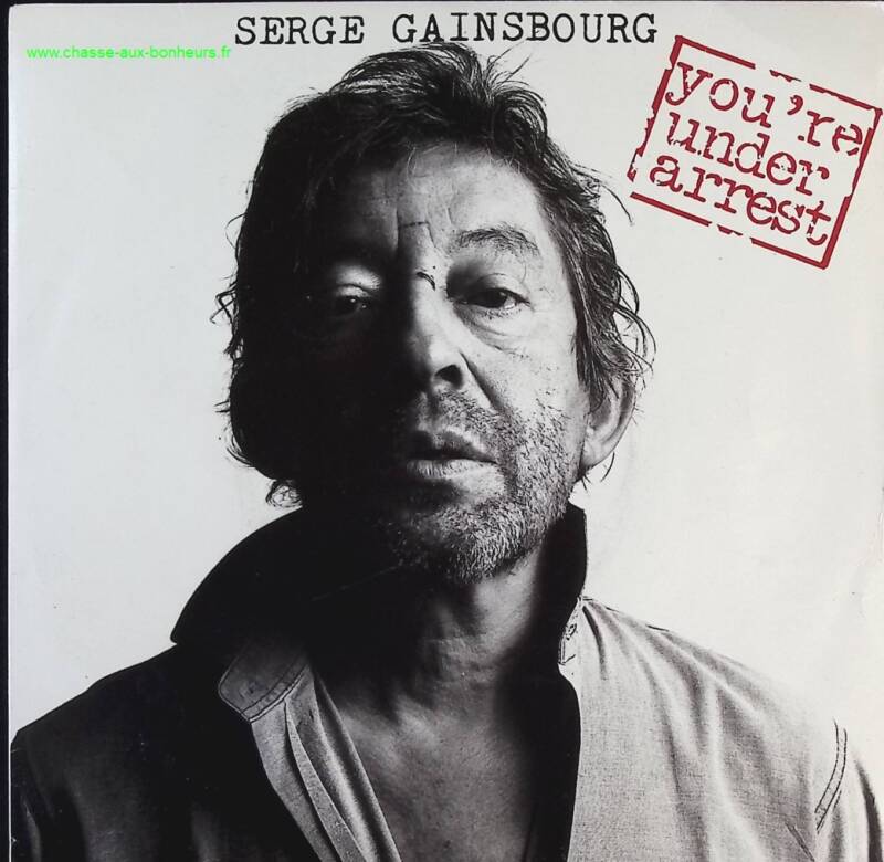 You're Under Arrest - Serge Gainsbourg - disque vinyle 45 tours